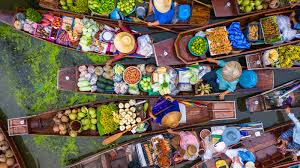 Marchés flottants et marchés de nuit, Thaïlande
